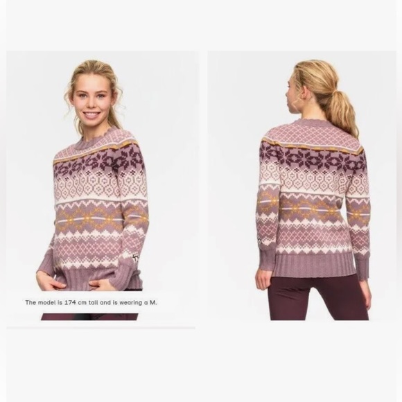 NEW🎿 Kari Traa Froya Knit Top - Wool, Long Sleeve in TAUPE XS - Picture 3 of 11